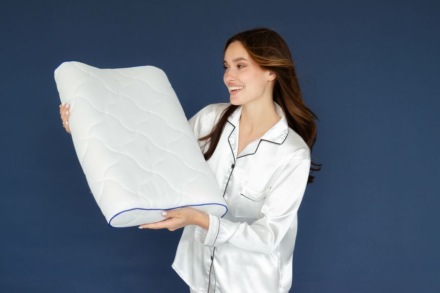 Poduszka ortopedyczna Air Cloud Memory-Latex (Lam&oacute;wka niebieska)